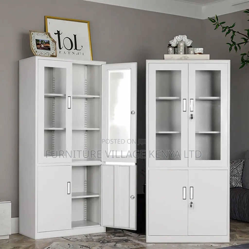 Half Glass Filling Office Cabinet