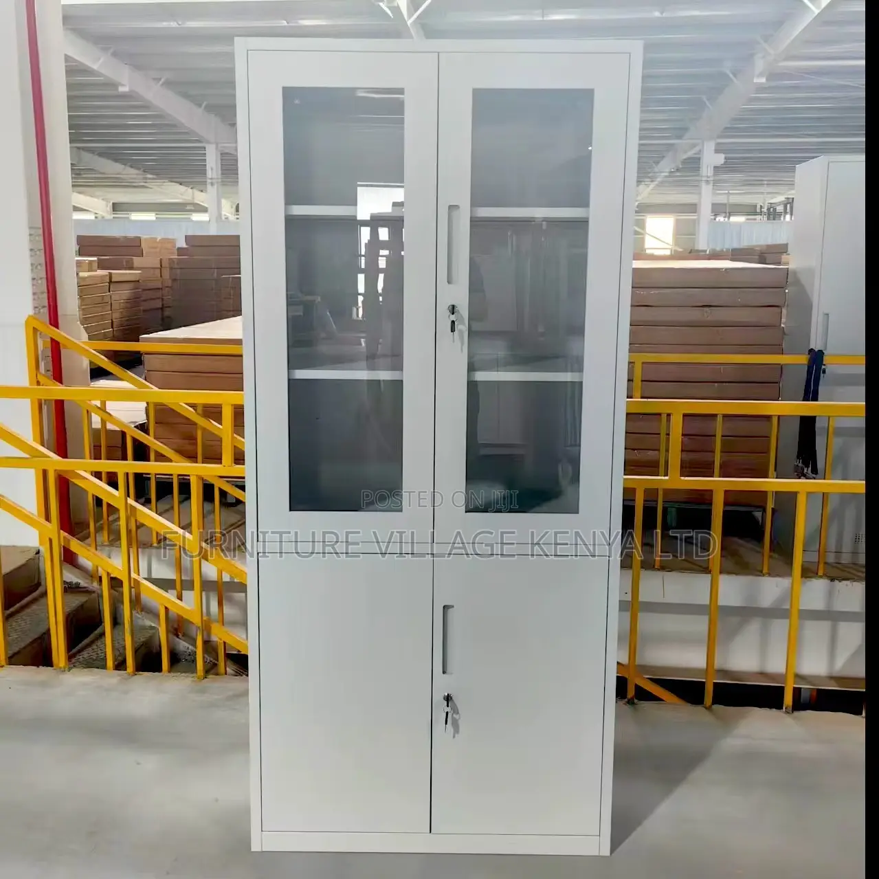 Half Glass Filling Office Cabinet