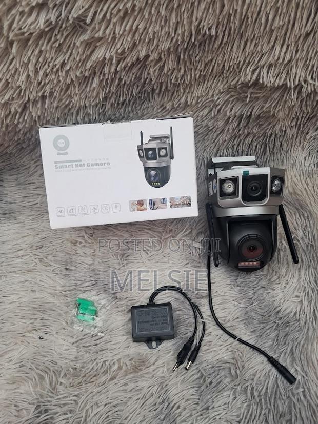 Smart PTZ CCTV Camera Dual Lens With Ethernet Port