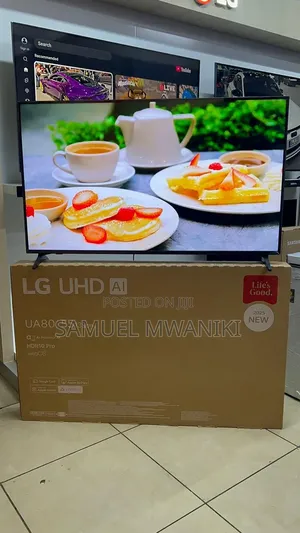 Lg 55" Uhd Ai Ua80 Smart Webos Tv Magic Remote Hdr10