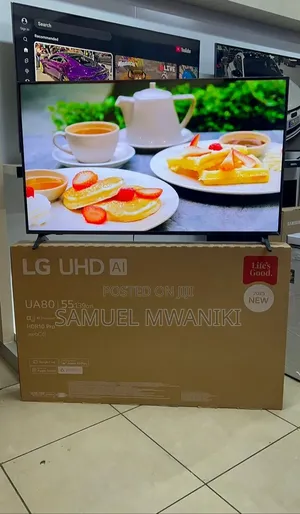 Lg 55" Uhd Ai Ua80 Smart Webos Tv Magic Remote Hdr10