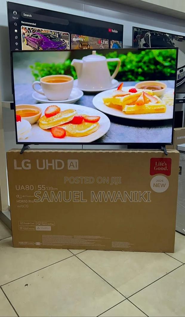 Lg 55" Uhd Ai Ua80 Smart Webos Tv Magic Remote Hdr10 - thumbnail 2