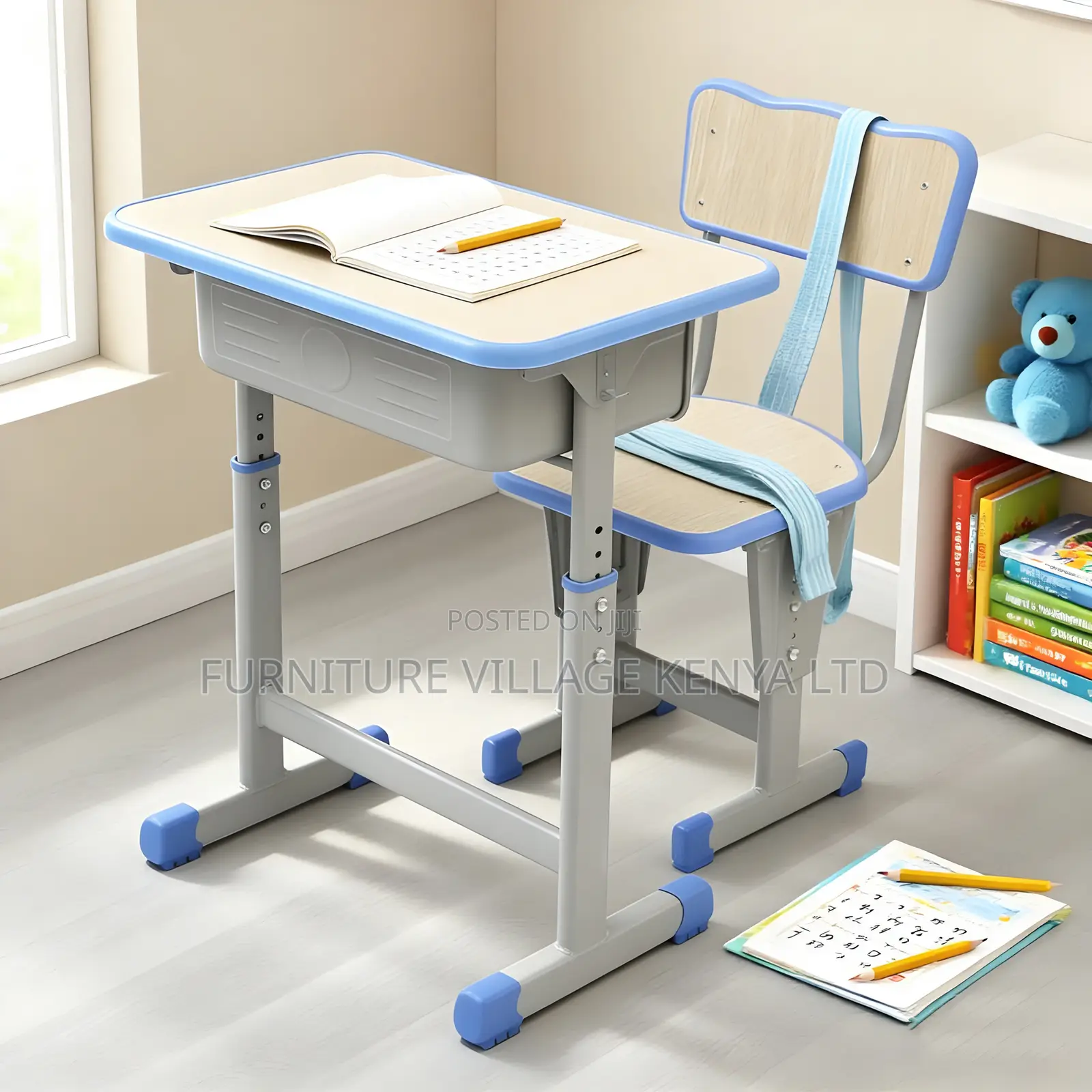Adjustable Children Desk and Chair Set.