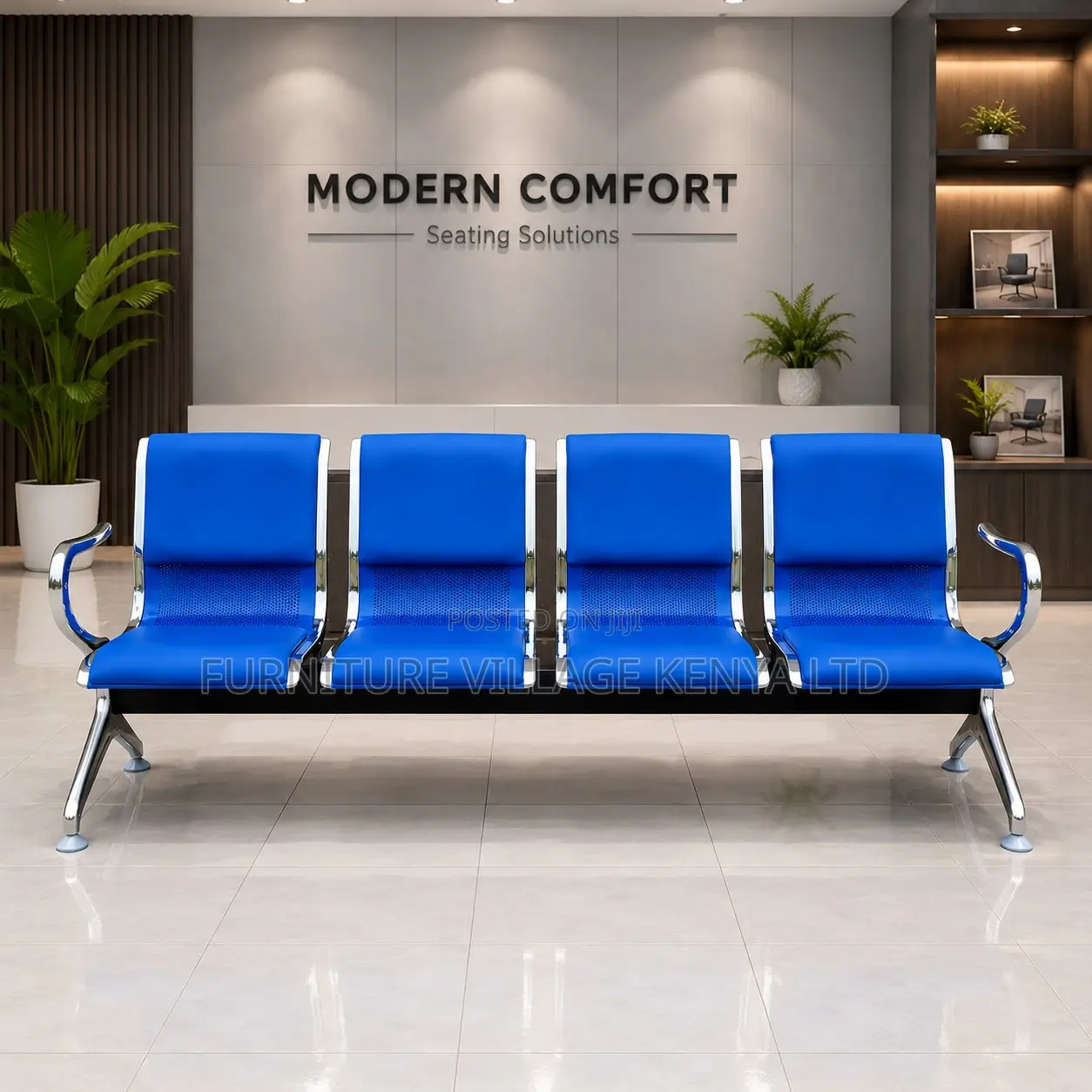 4-Seater Reception Bench.