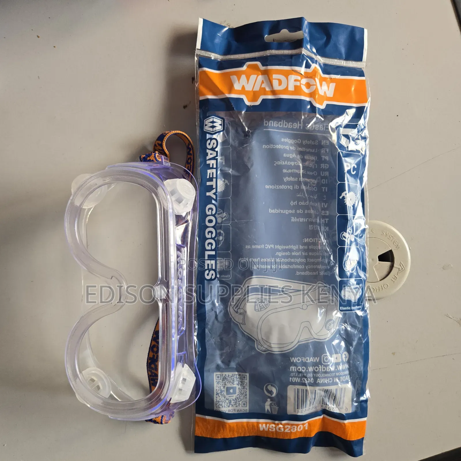 Safety Goggles Wadfow Industrial Clear Glasses Eye Protection Shield