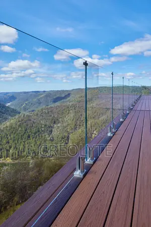 Frameless Glass Balustrade | S/Steel Clamp Spigots | Deck Balcony