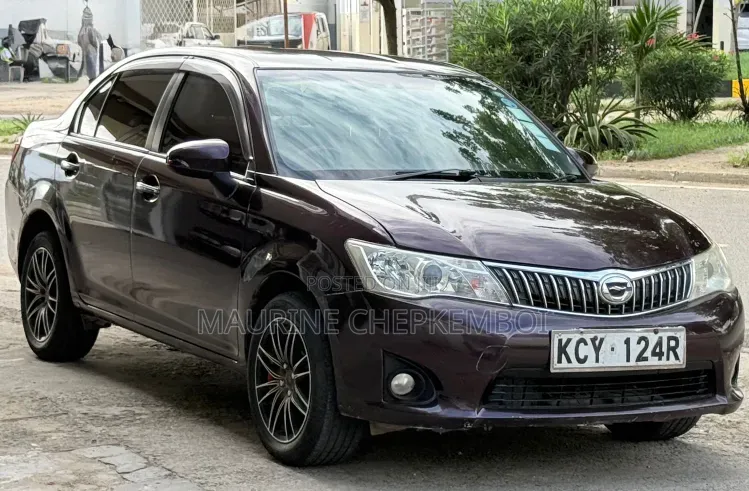 Toyota Axio 2012 Maroon