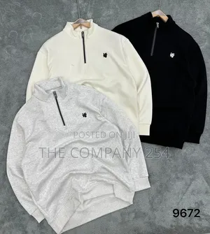 Quality Casual Cotton Quarter Zip Designer Sweaters Available
