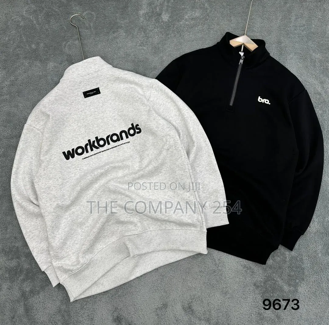 Quality Casual Cotton Quarter Zip Designer Sweaters Available