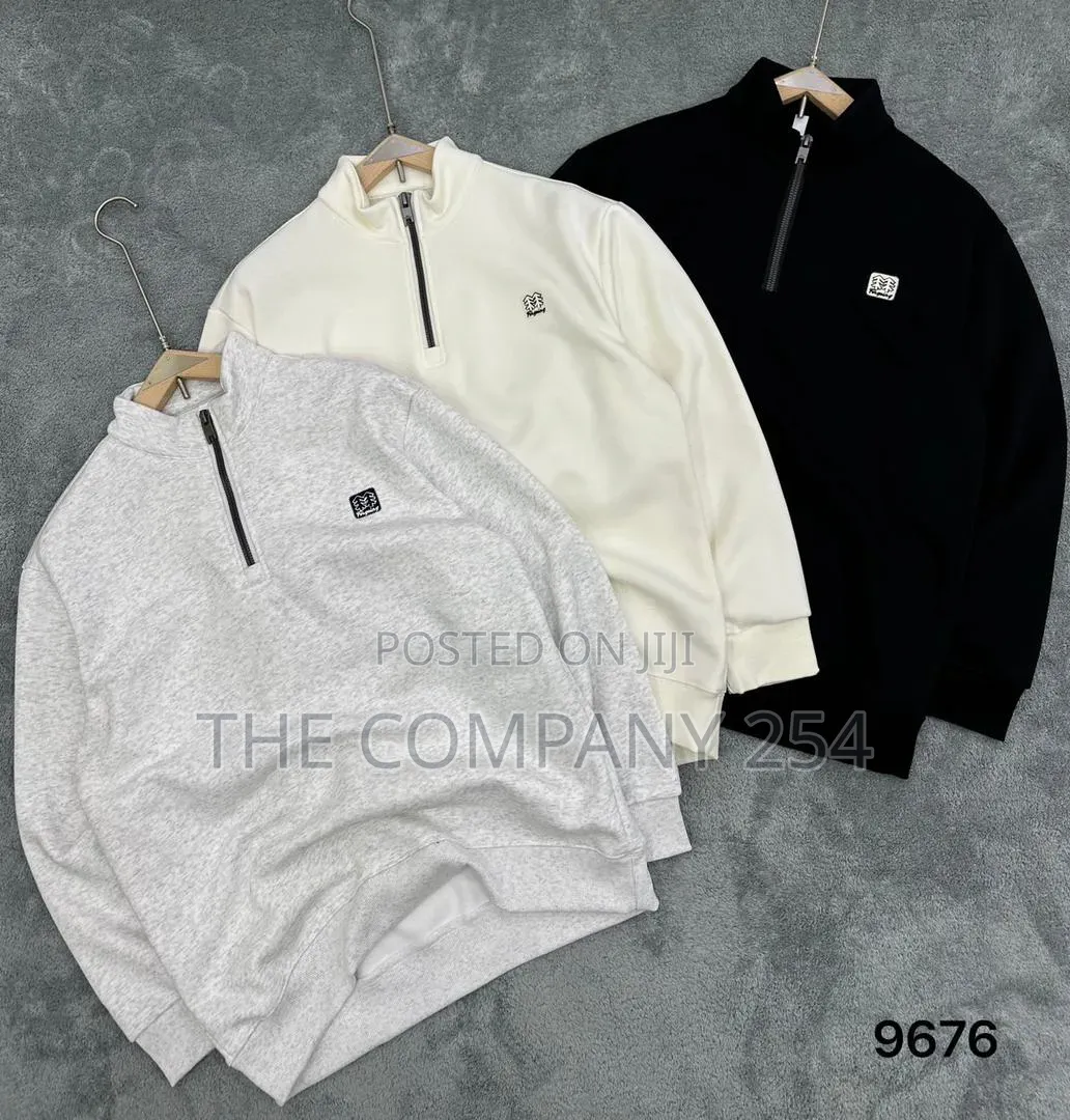 Quality Casual Cotton Quarter Zip Designer Sweaters Available