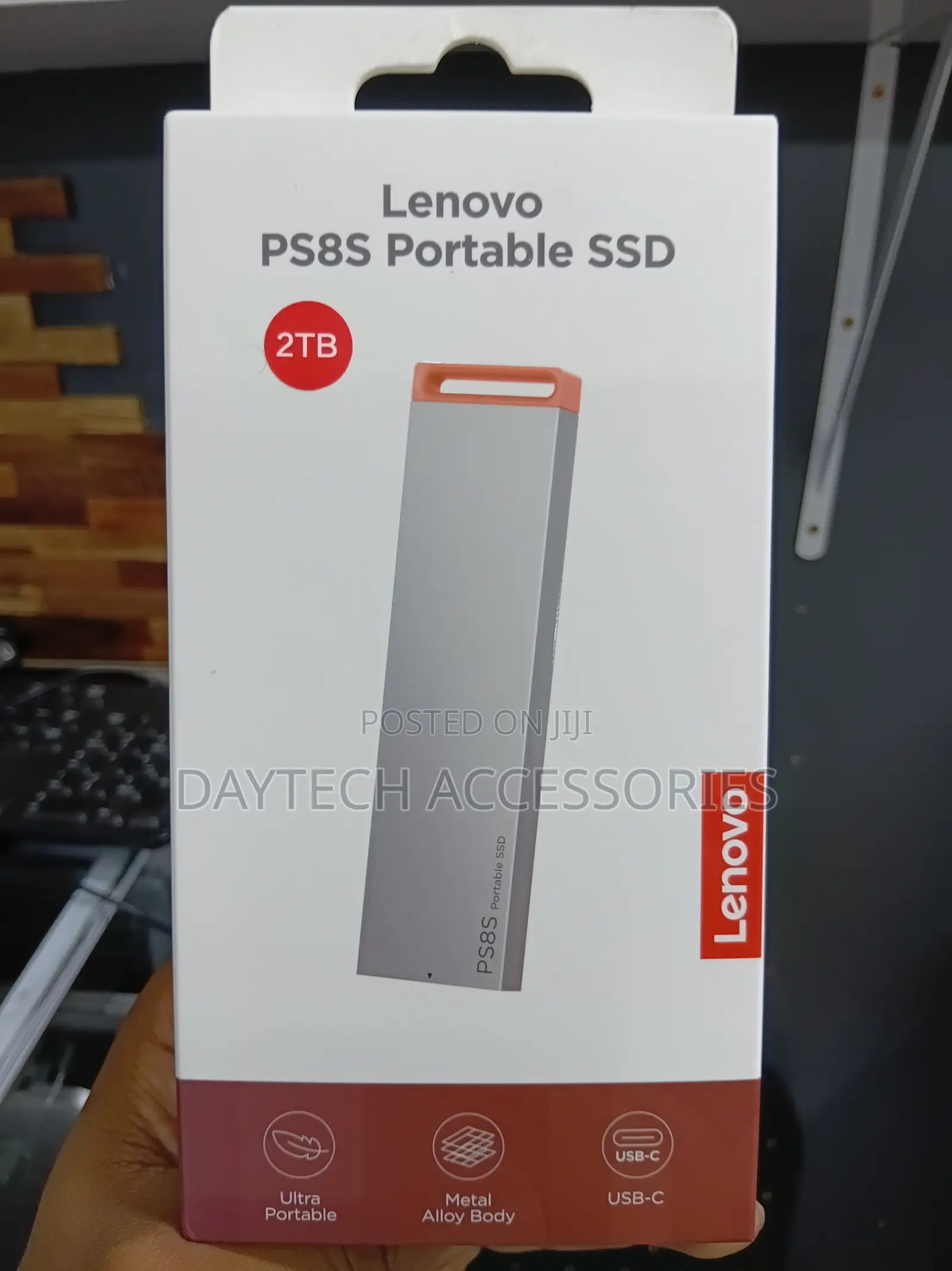 Lenovo Ps8s Portable SSD 2tb – Usb-C High-Speed External SSD Drive.