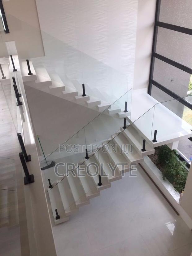Frameless Glass Balustrade | S/Steel Clamp Spigots | Deck Balcony