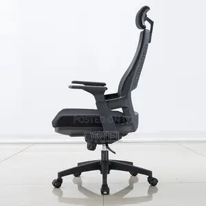Office Chair : Modern Ergonomic Chair High-Back Fabric Seat
