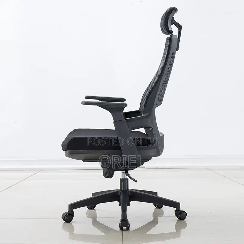 Office Chair : Modern Ergonomic Chair High-Back Fabric Seat