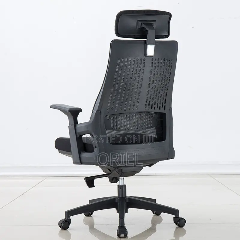 Office Chair : Modern Ergonomic Chair High-Back Fabric Seat