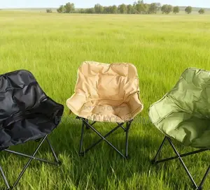 Picnic Chair: Portable Foldable U-shaped Outdoor Moon Chair
