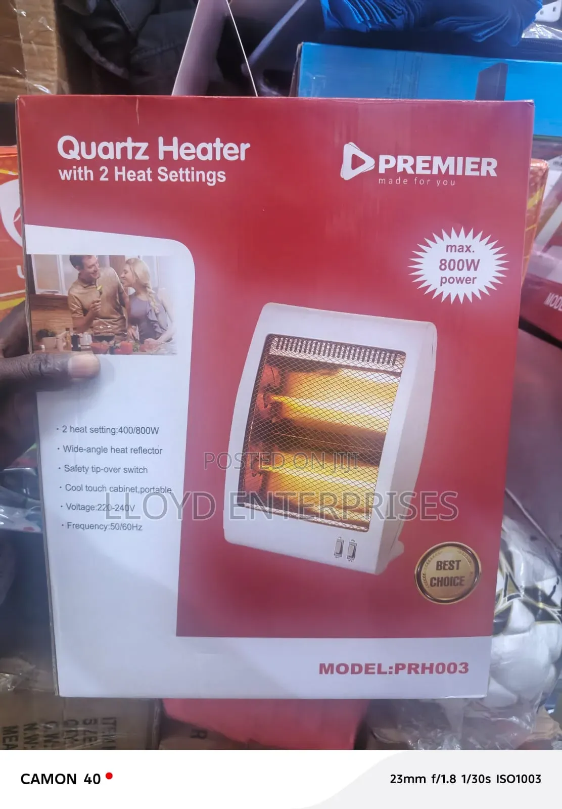 Premier Room Heater 800watts