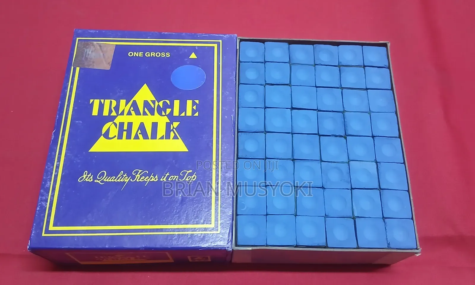 Triangle Chalk Blue and Green