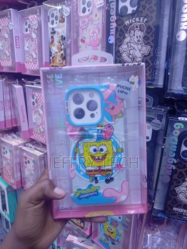 iPhone 14 Pro Blue Tpu Frame Design Cover