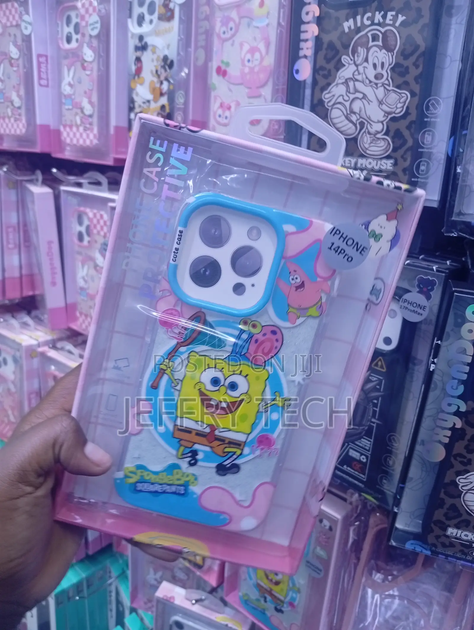 iPhone 14 Pro Blue Tpu Frame Design Cover