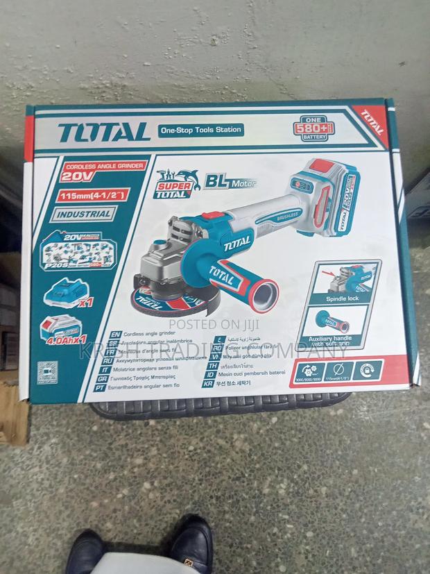 20v Total Cordless Angle Grinder