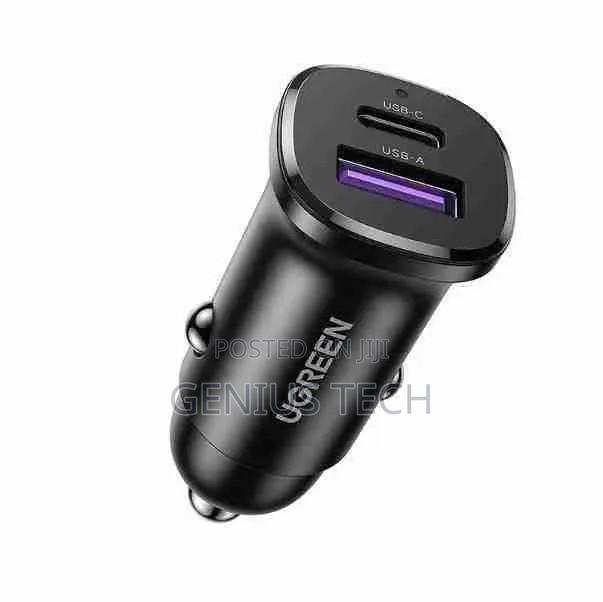 Ugreen 2-Port Fast Car Charger (Cd213) – Ug-60980