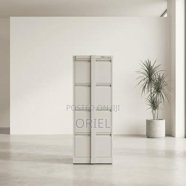Office Cabinet : 4-Drawer Office Cabinet With Security Locking Bar - thumbnail 3