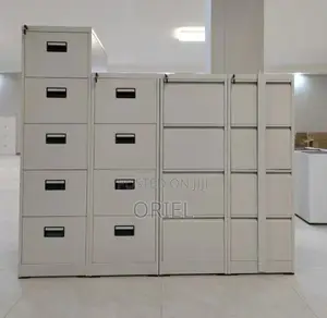 Office Cabinet : 4-Drawer Office Cabinet With Security Locking Bar