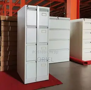 Office Cabinet : 4-Drawer Office Cabinet With Security Locking Bar