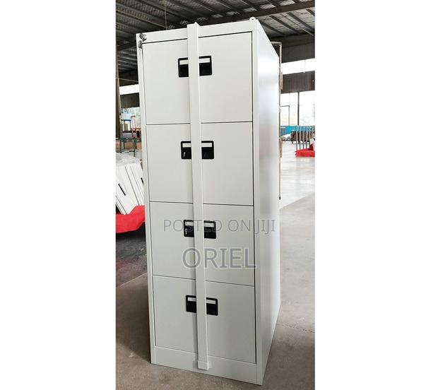Office Cabinet : 4-Drawer Office Cabinet With Security Locking Bar - thumbnail 6