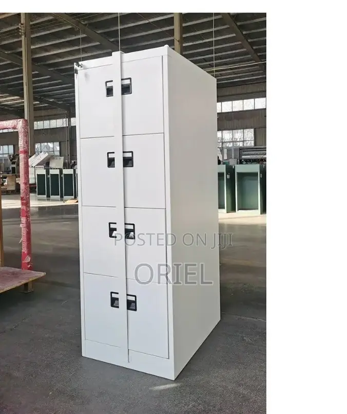 Office Cabinet : 4-Drawer Office Cabinet With Security Locking Bar
