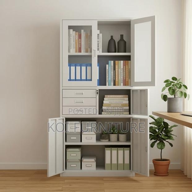 Office Cabinet; Steel Cabinet With Two Doors and Inside Safe