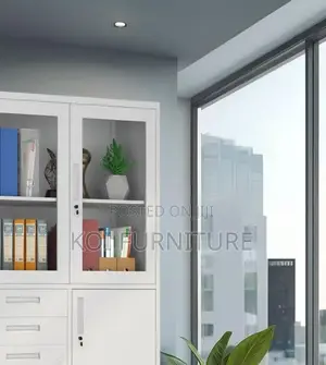 Office Cabinet; Steel Cabinet With Two Doors and Inside Safe