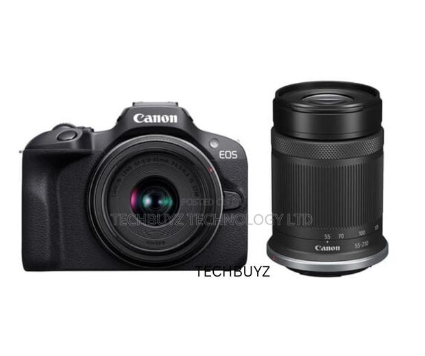 Canon Eos R100 Rf-S 18-45mm + 55-210mm (Dual) Kit - main view