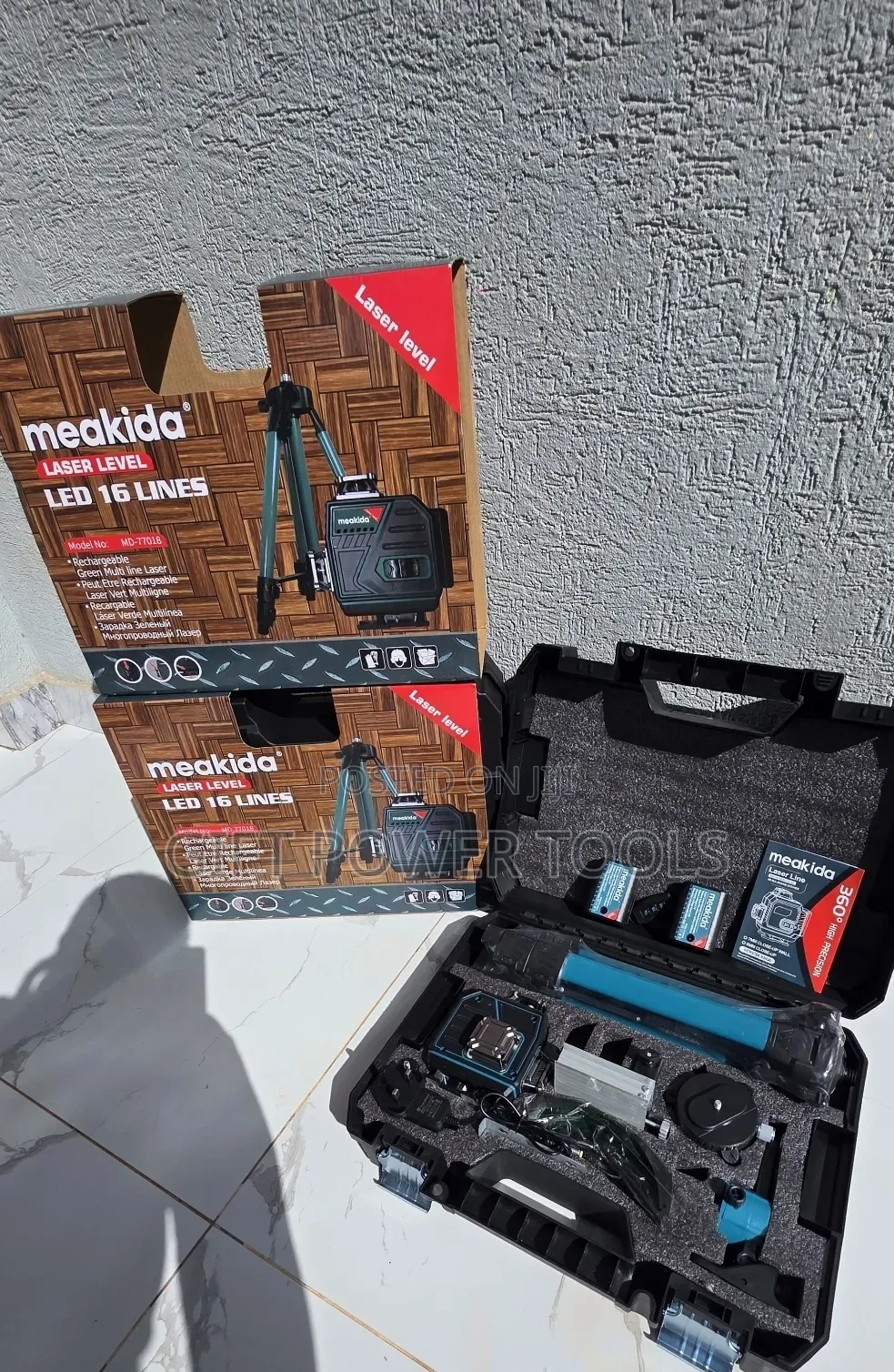 Meakida Laser Level/16 Lines With Stand Laser Level