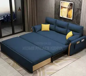 Sofa Bed: Expandable Fabric Upholstered Sofa Bed Armchair