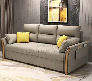 Sofa Bed: Expandable Fabric Upholstered Sofa Bed Armchair