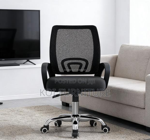 Office Chairs; Mesh Ergonomic Swivel Office Productivity Chairs - thumbnail 8