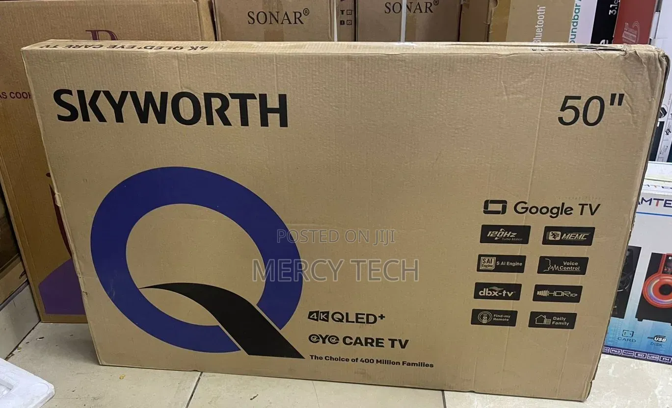 50" Skyworth Qled+ Google Tv