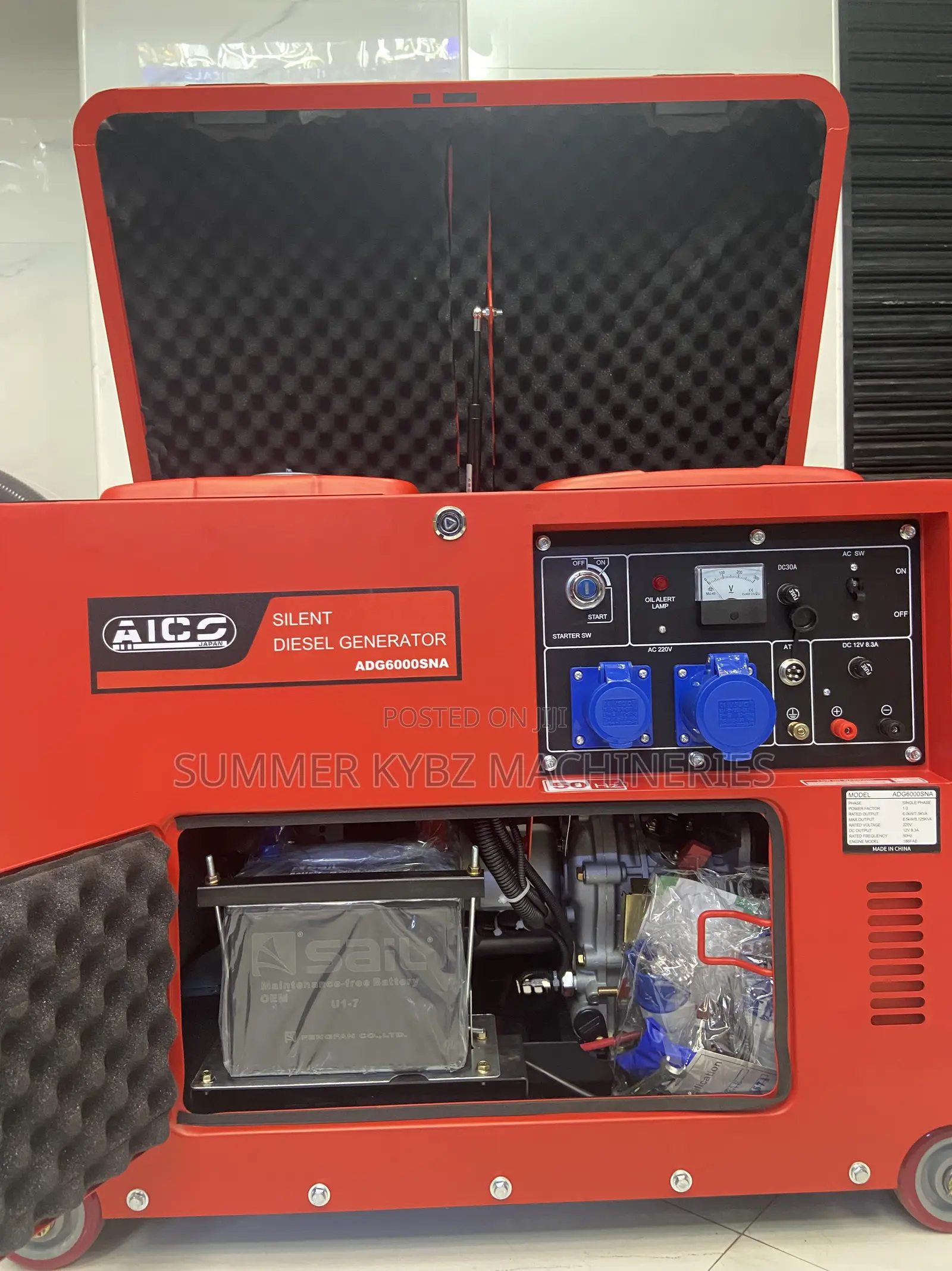 Aico Super Silent Diesel Generator 8kva With Ats