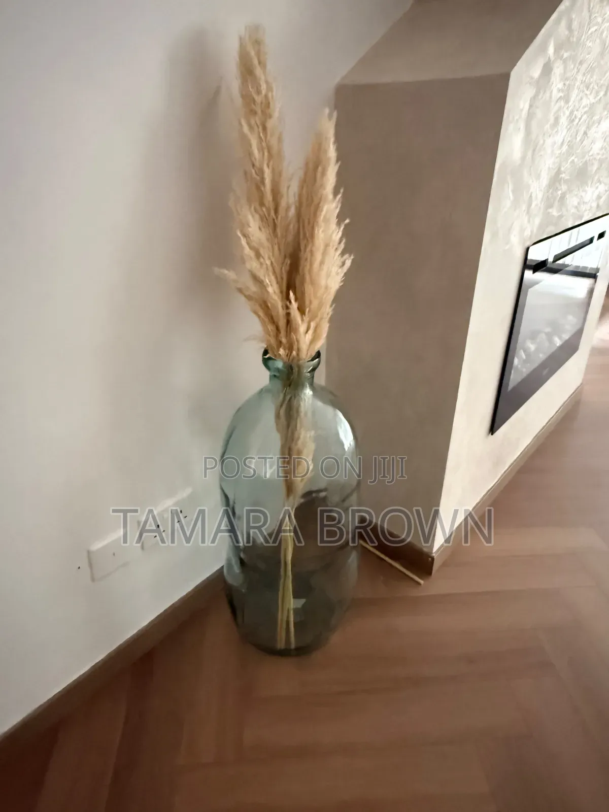 Glass Floor Vase