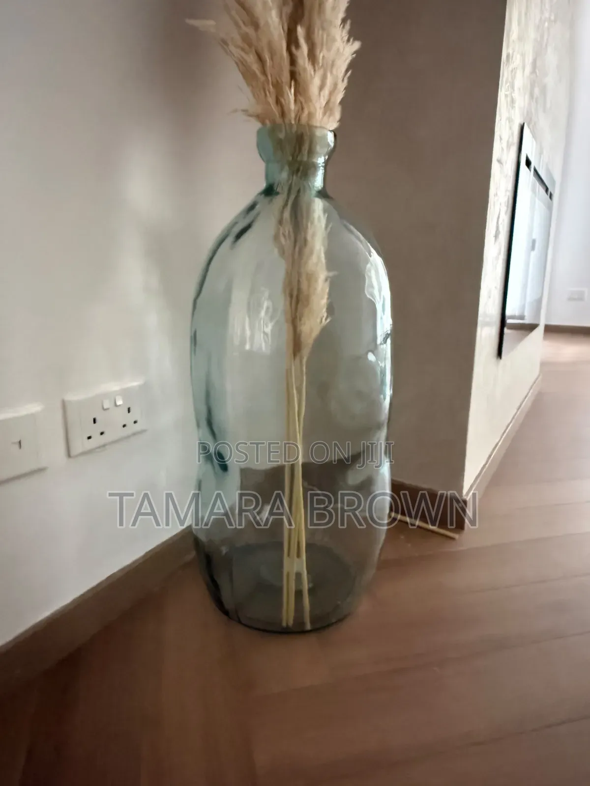 Glass Floor Vase