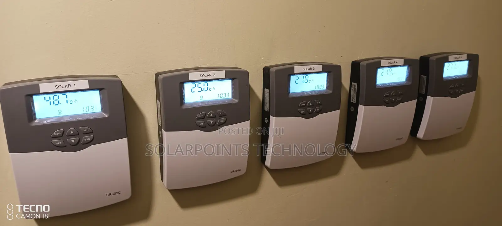 Solar Water Heater Controller Sr609c 3kw