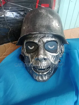 Mesh Eye Protection Zombie Riders Mask Plastic With Black Finish