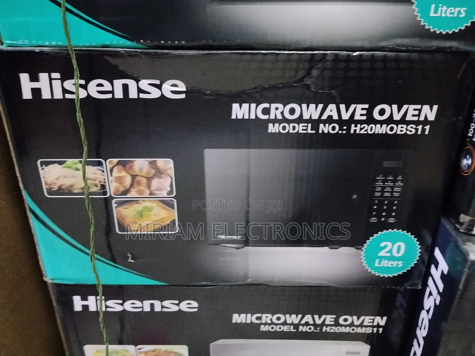 Hisense 20 Litres Digital Microwave Silver Color