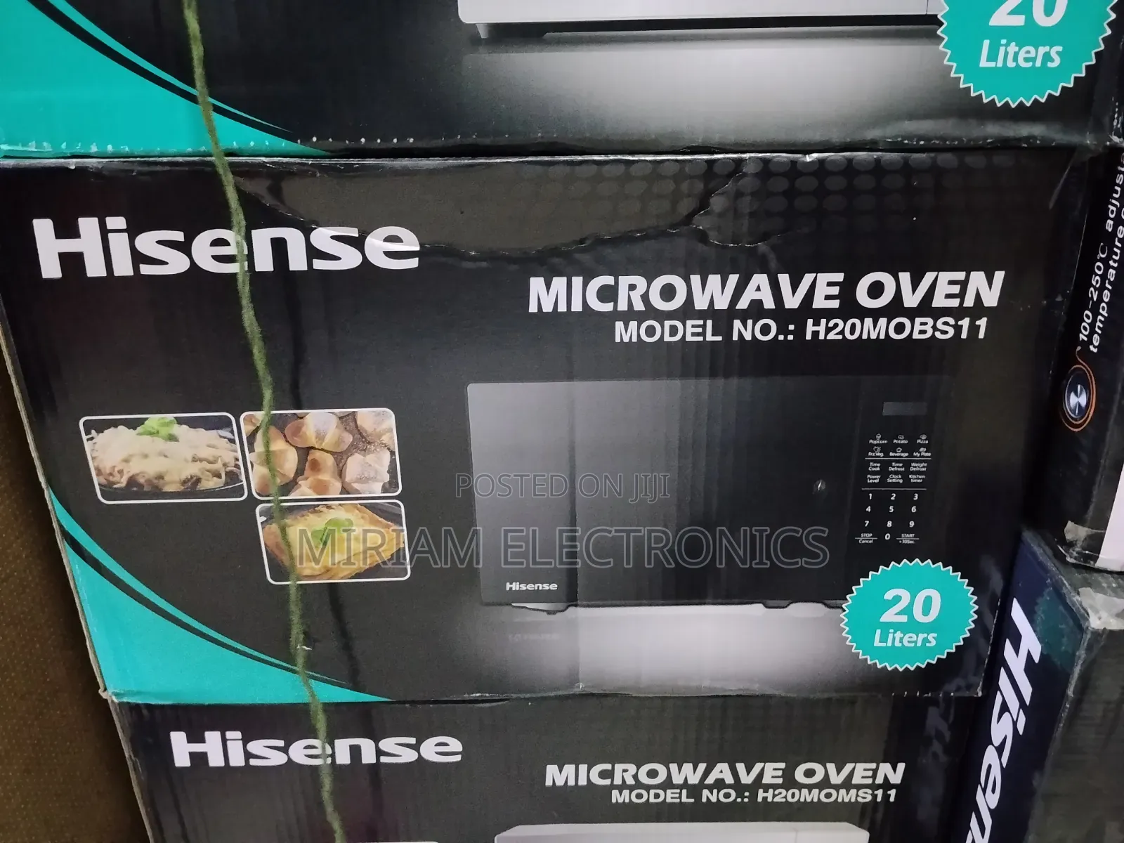 Hisense 20 Litres Digital Microwave Silver Color