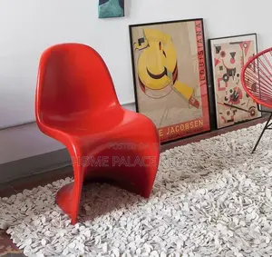 Panton Chair: Multipurpose Stackable Plastic Stool for Home or Office