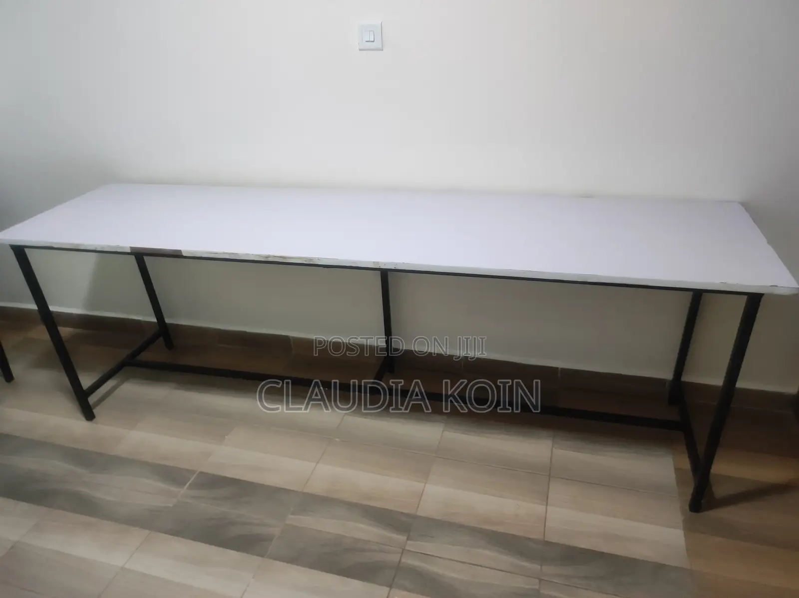 6ft Workbench / Multipurpose Table – Sturdy Metal Frame
