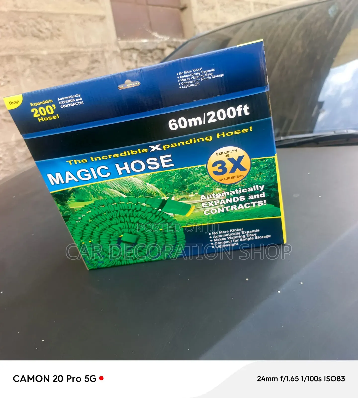 60m the Incredible Expanding Magic Hose Automatic Expand/Contract