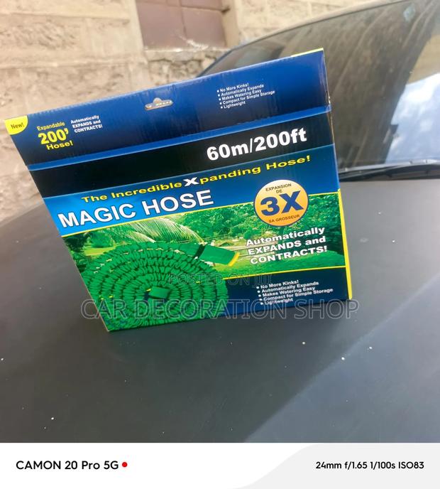 60m the Incredible Expanding Magic Hose Automatic Expand/Contract
